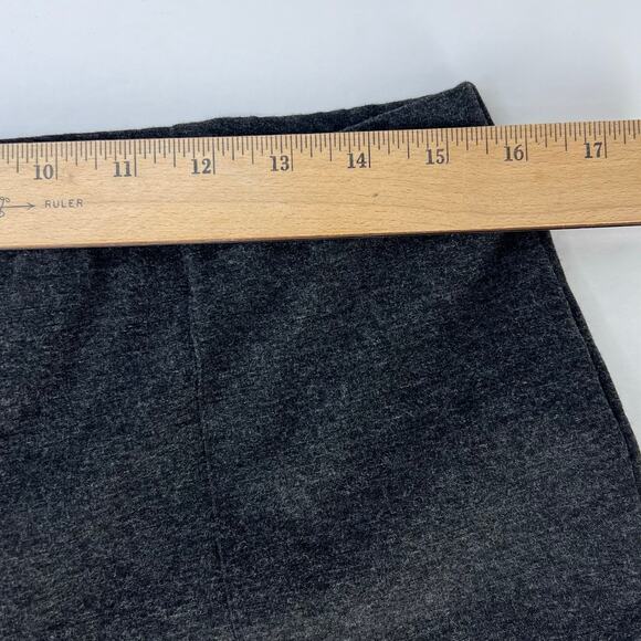 EUC.J. JILL Ponte Slim Leg Stretch Knit Elastic Waist Pull On Gray Pant M Petite - Picture 7 of 9